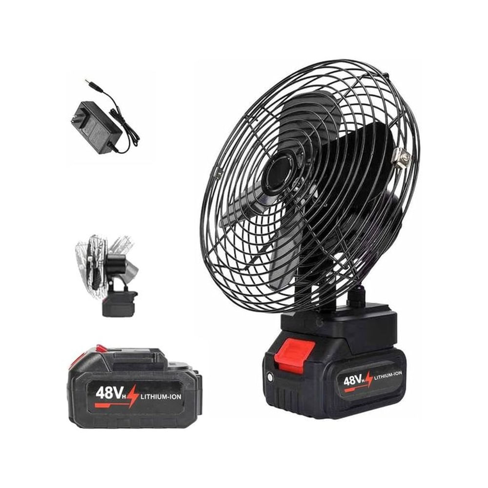 Ventilador Con Bateria  Portatil Recargable