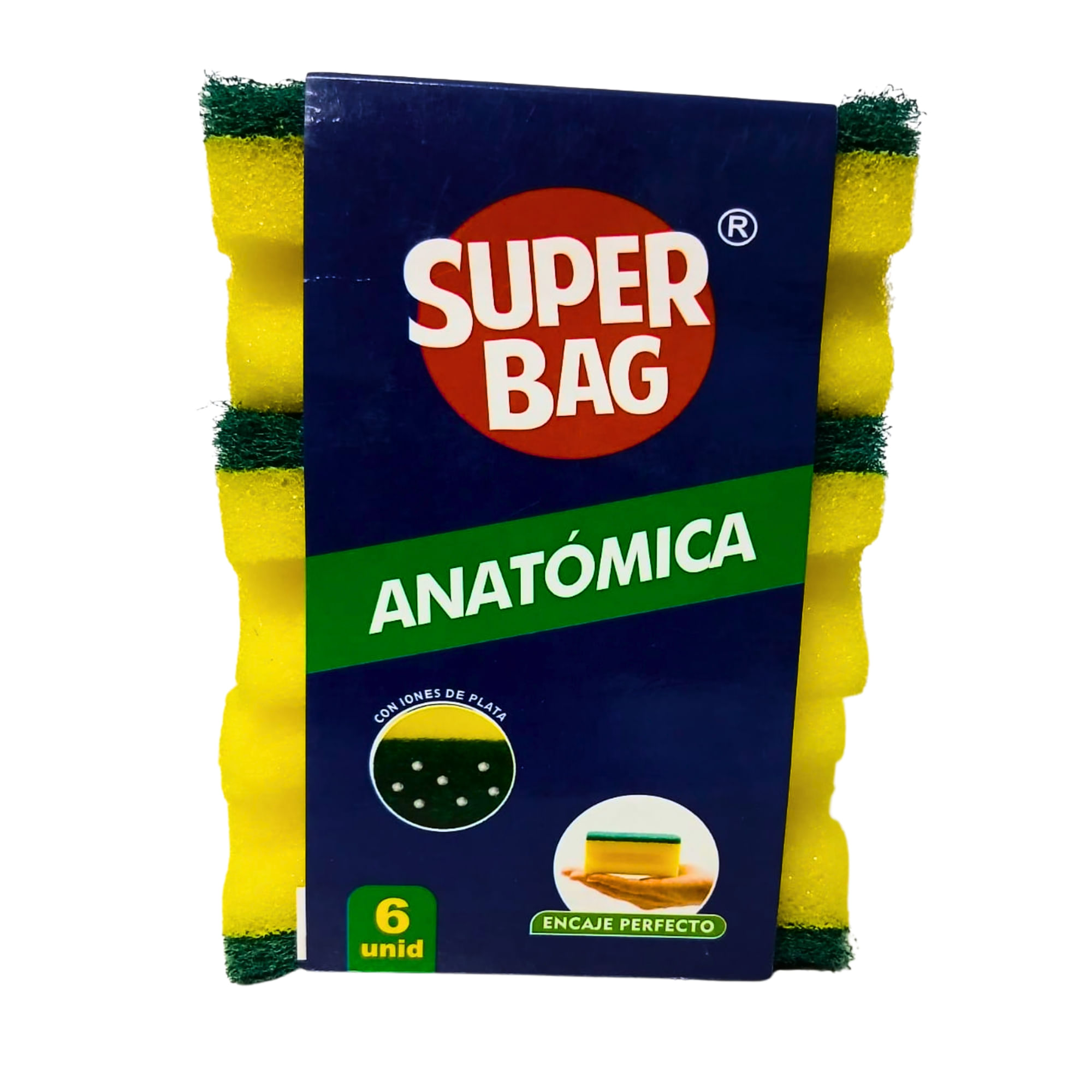 Esponja SUPERBAG Anatómica x6un