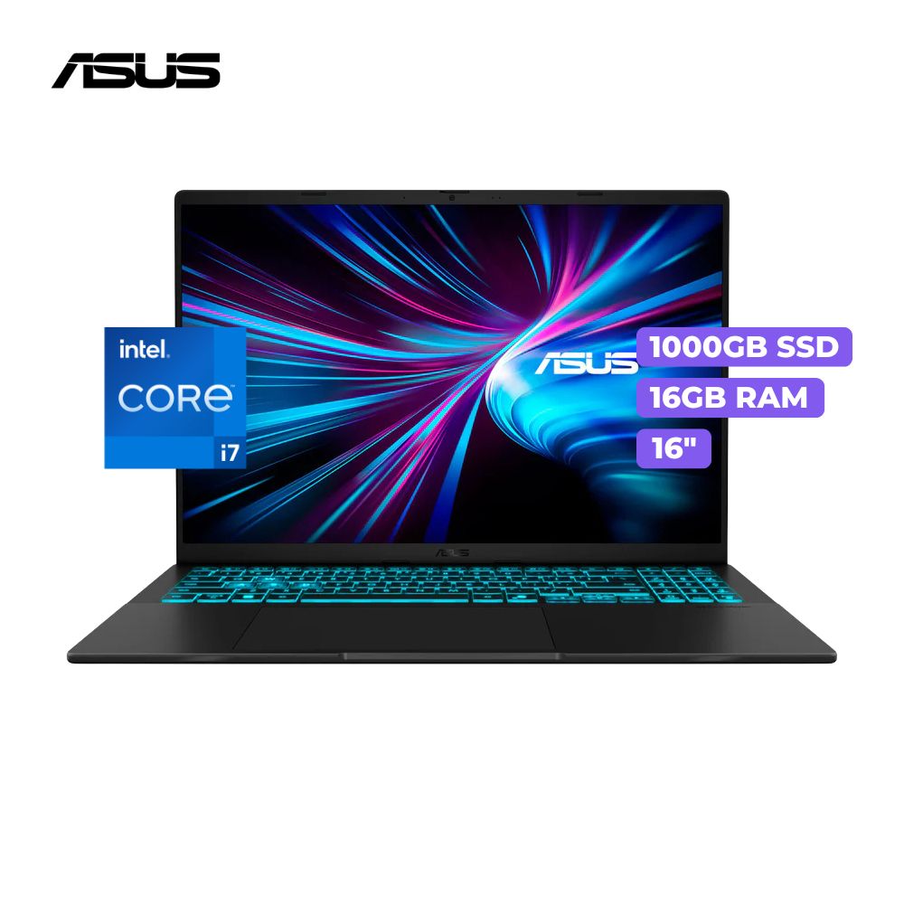 Laptop Asus V16 V3607VU-RP036W Intel Core 7-240H 16GB Ram 1TB SSD 16 WUXGA WV