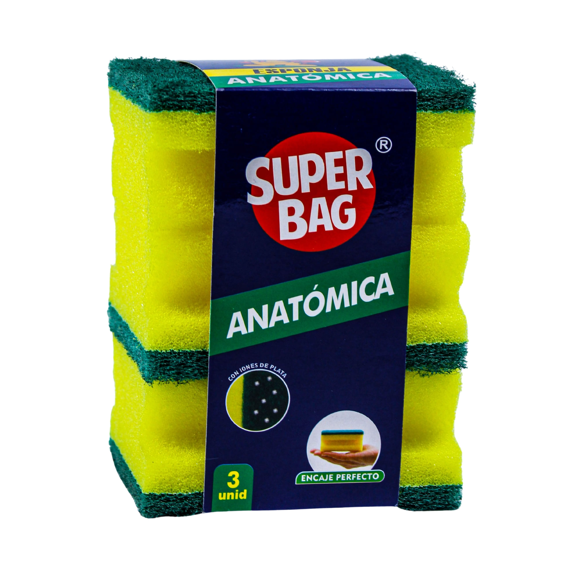 Esponja SUPERBAG Anatómica x3un