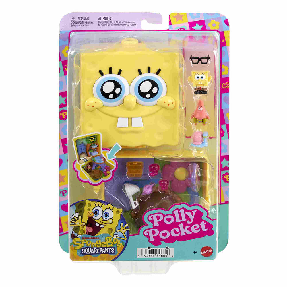 Set de Juego POLLY POCKET Compacto Bob Esponja