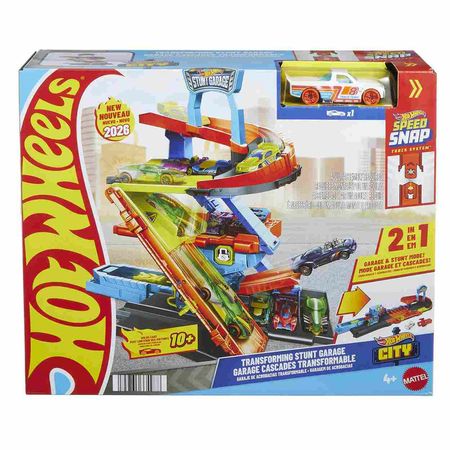 Pista de Carreras HOT WHEELS Garage Acrobacias Escala 1:64