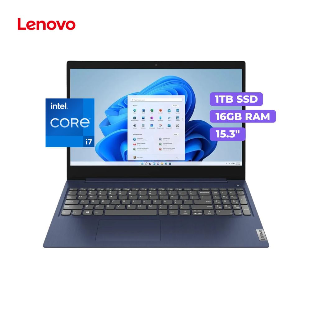 Laptop Lenovo Ideapad Slim 3 15IRH10 Intel Core I7-13620H 16GB Ram 1TB SSD 15.3 WUXGA