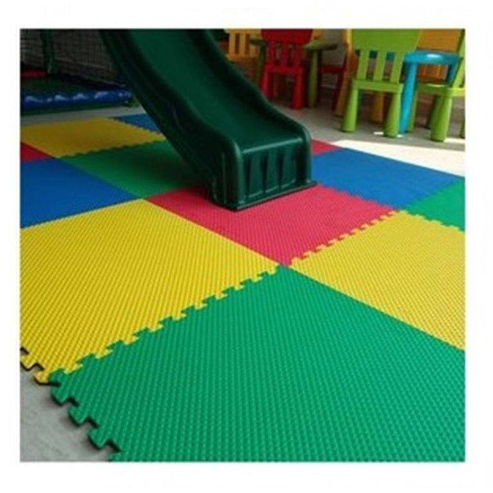 Piso de Goma EVA para Bebes de 60x60x1.8cm x 6 Pcs