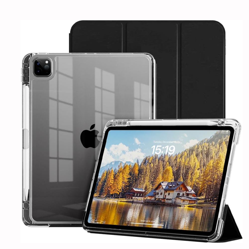 Case para iPad Pro 11 M5 M4 - Transparente Black