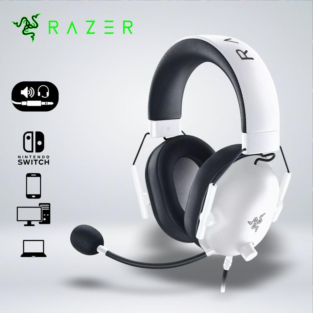 AUDIFONO GAMER RAZER BLACKSHARK V2 X PlayStation y PC BLANCO