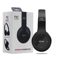 Audifonos Premiun Conexión Bluetooth Tipo Vincha Negro