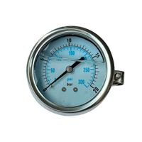 Manometro 0-300psi Dial 2.5 Posterior modelo PR-102 0-300PSI