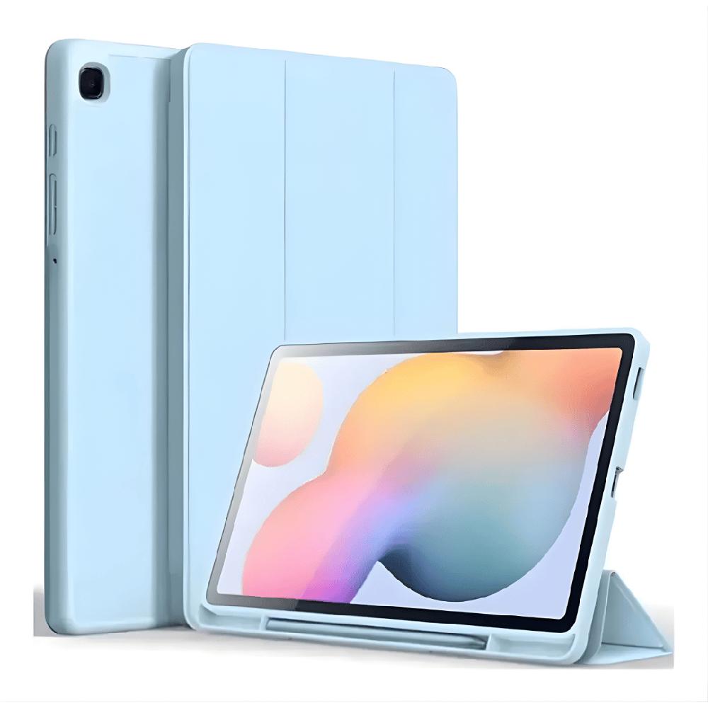 FUNDA SMART COVER PARA SAMSUNG S6LITE celeste