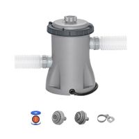 Bomba de Filtrado Bestway 330 galones Gris