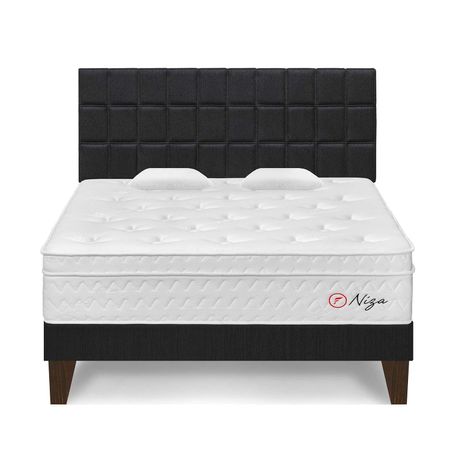 Dormitorio Europeo Niza King Gris