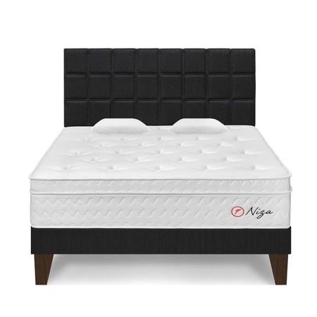 Dormitorio Europeo Niza Queen Gris