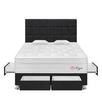 Dormitorio 4 Cajones Niza 2 plazas Gris