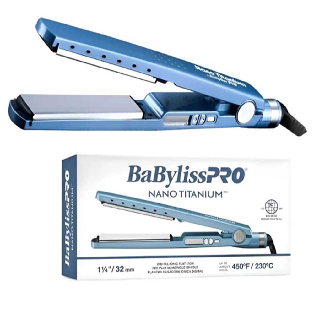 Plancha Alisadora Babyliss Pro Nano Titanium 32mm