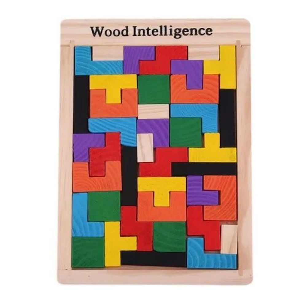 Tetris 27x18cm madera