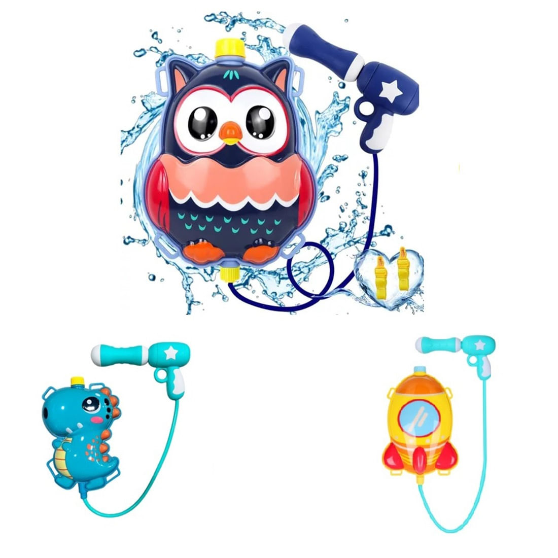 Pistola de Agua Mochila Unisex