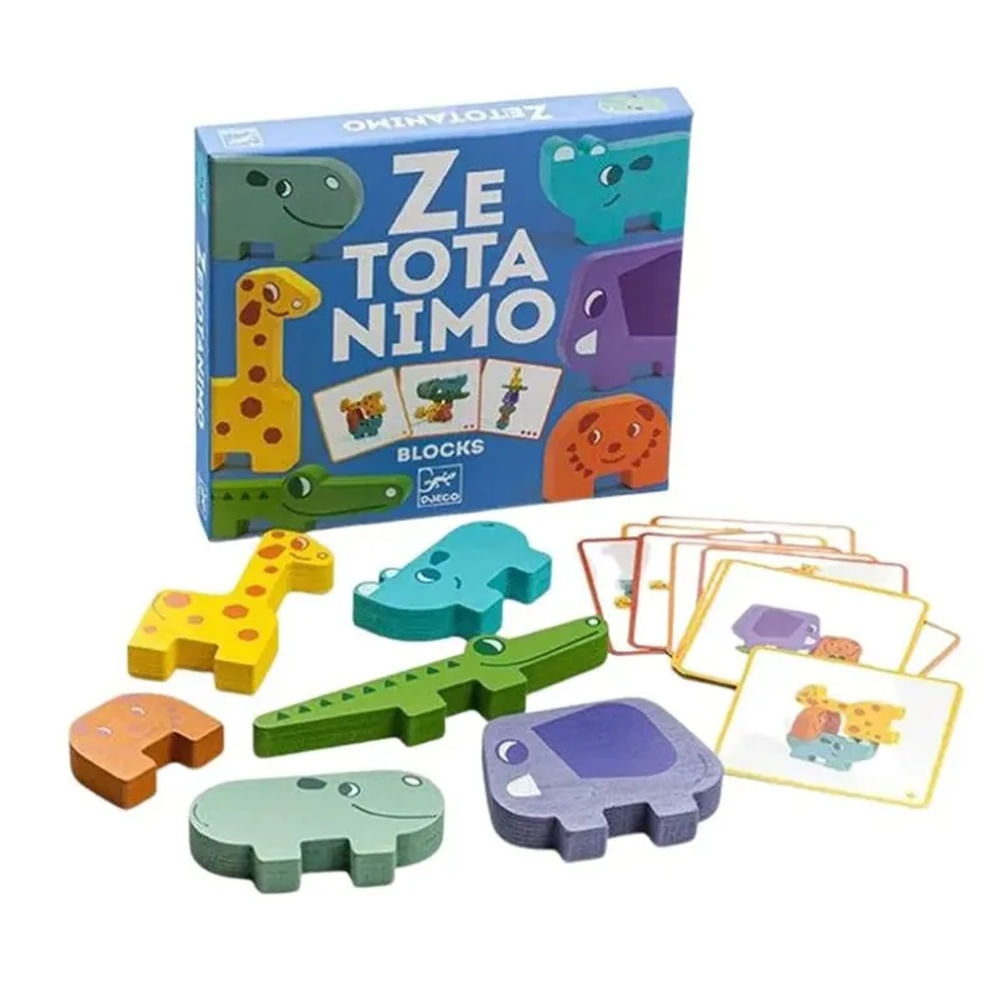 Bloques apilables Montessori ZE TOTANIMO - Animalitos