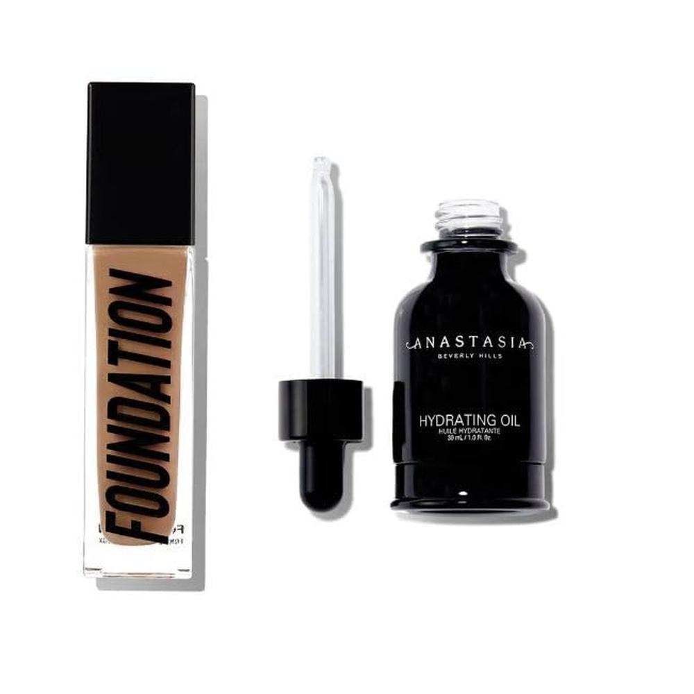 SET BASE LUMINOSA + ACEITE HIDRATANTE ANASTASIA