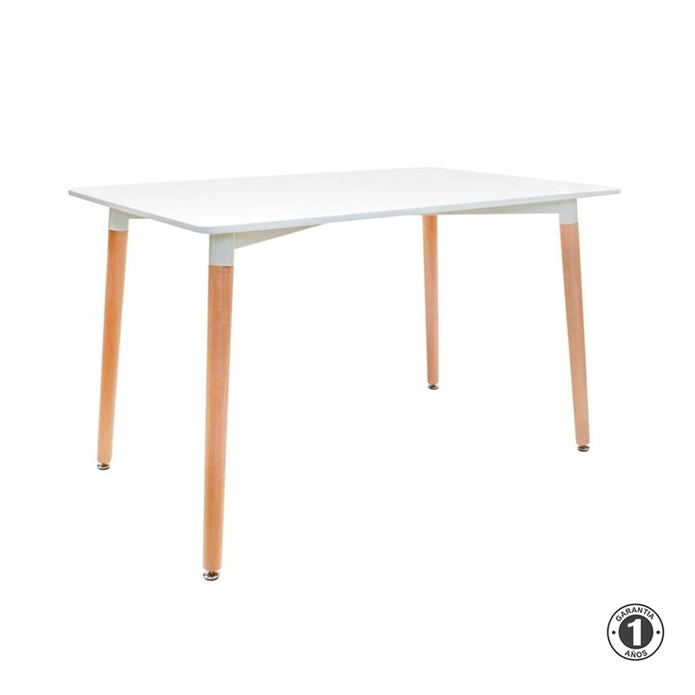 Mesa De Comedor Luigi Blanco 120x80 Cm Althea Confort