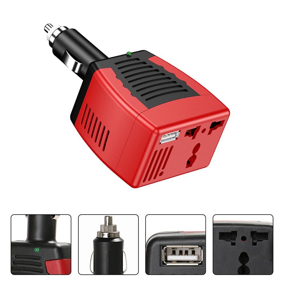 Inversor de Corriente para Auto de 12v A 220v Usb 150w 2.1a