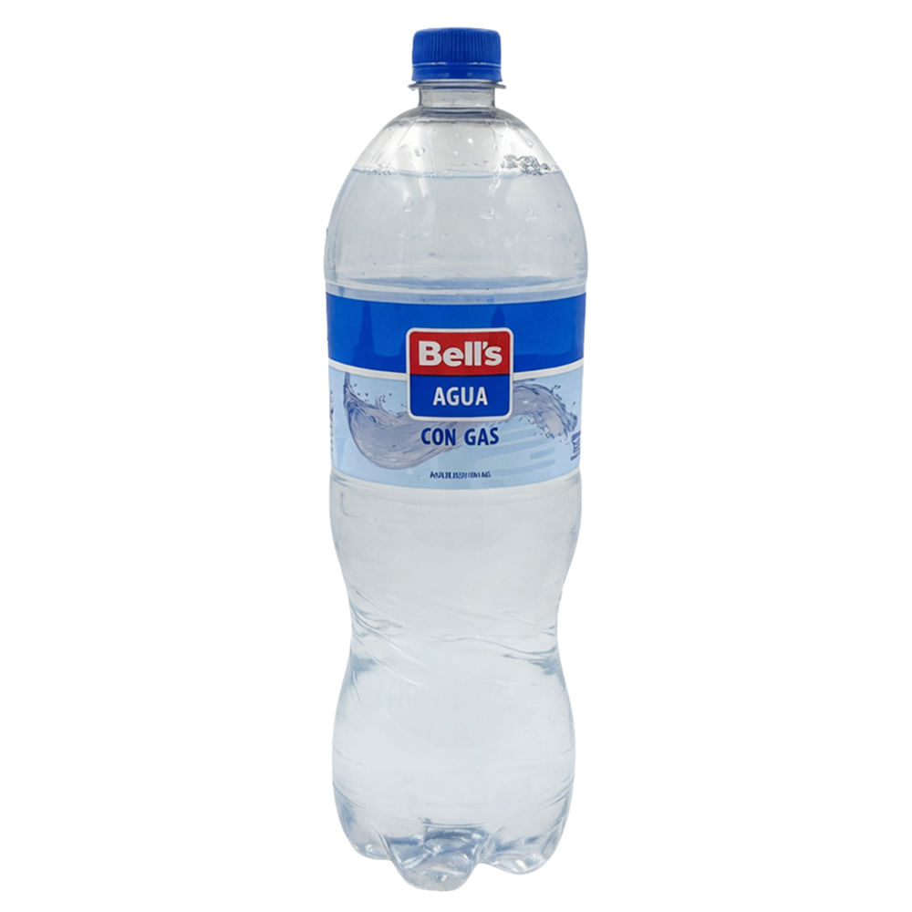 Agua con Gas BELL'S Botella 1.5L