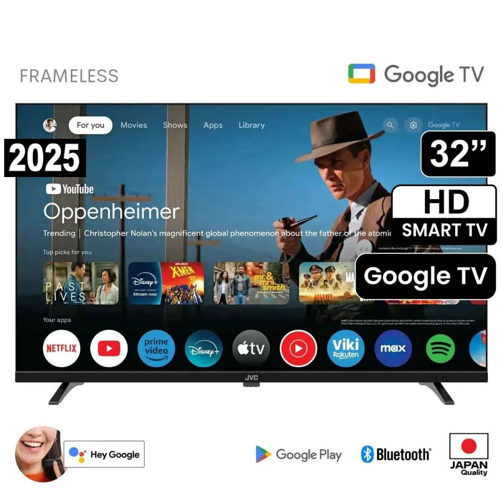 Televisor JVC 32 HD Smart TV LT-32KM158-Google TV