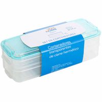 Set de Contenedores VIVA HOME Rectangulares Paquete 2un