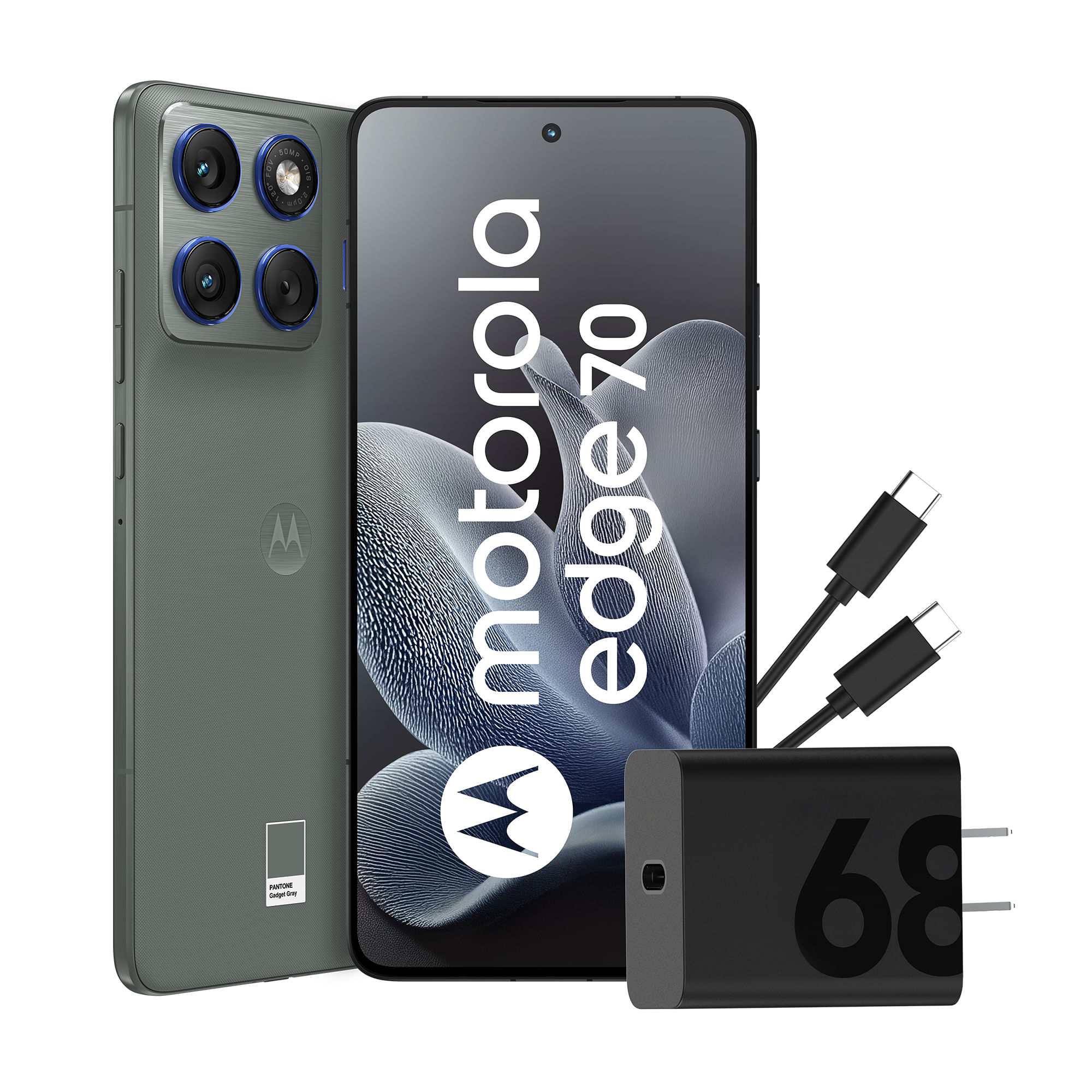 Smartphone MOTOROLA Edge 70 6.7"" 12GB 512GB 50MP+50MP Gris