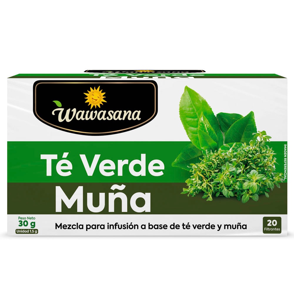 Té Verde Muña WAWASANA Caja 20un