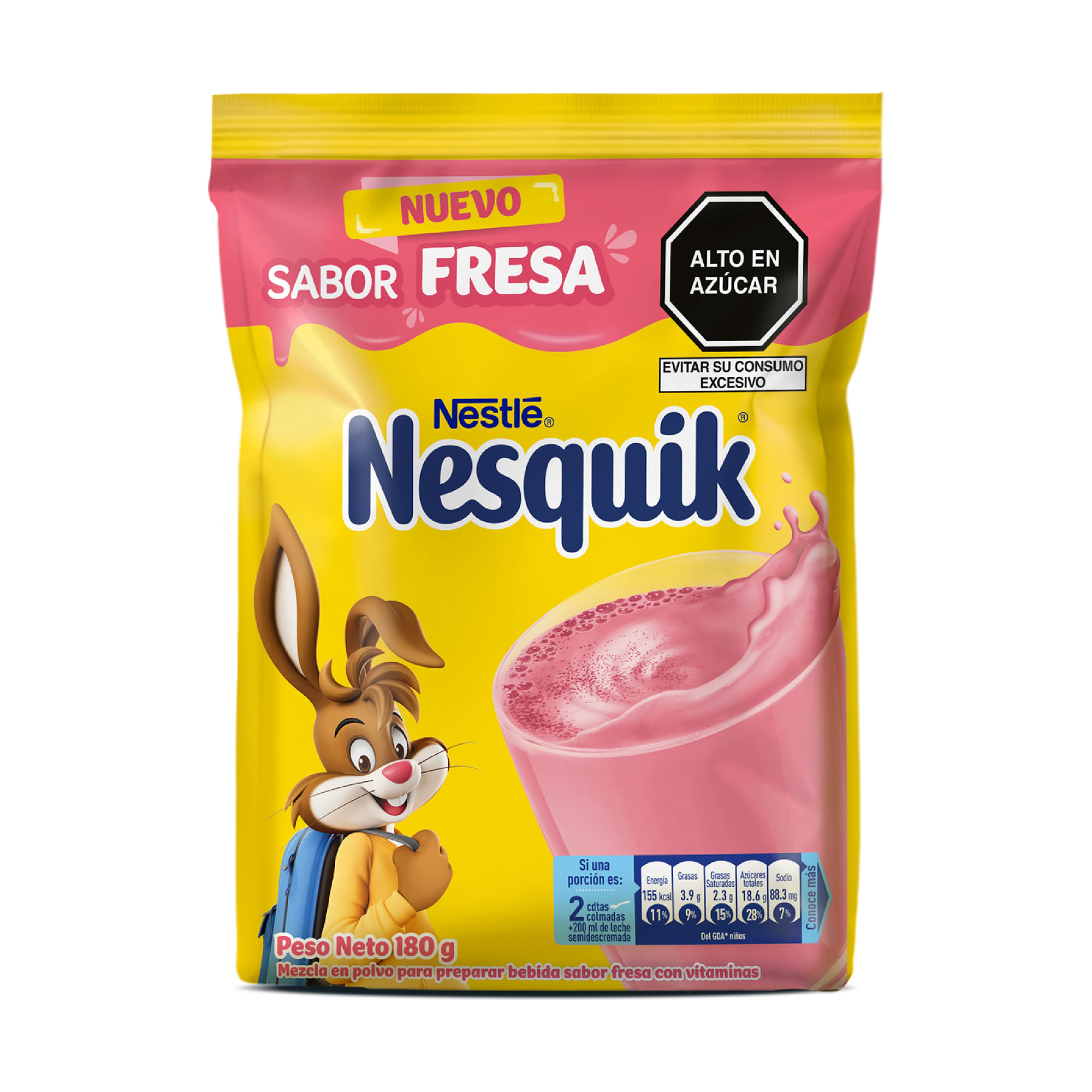 Fortificante de Fresa NESQUIK Doypack 180g