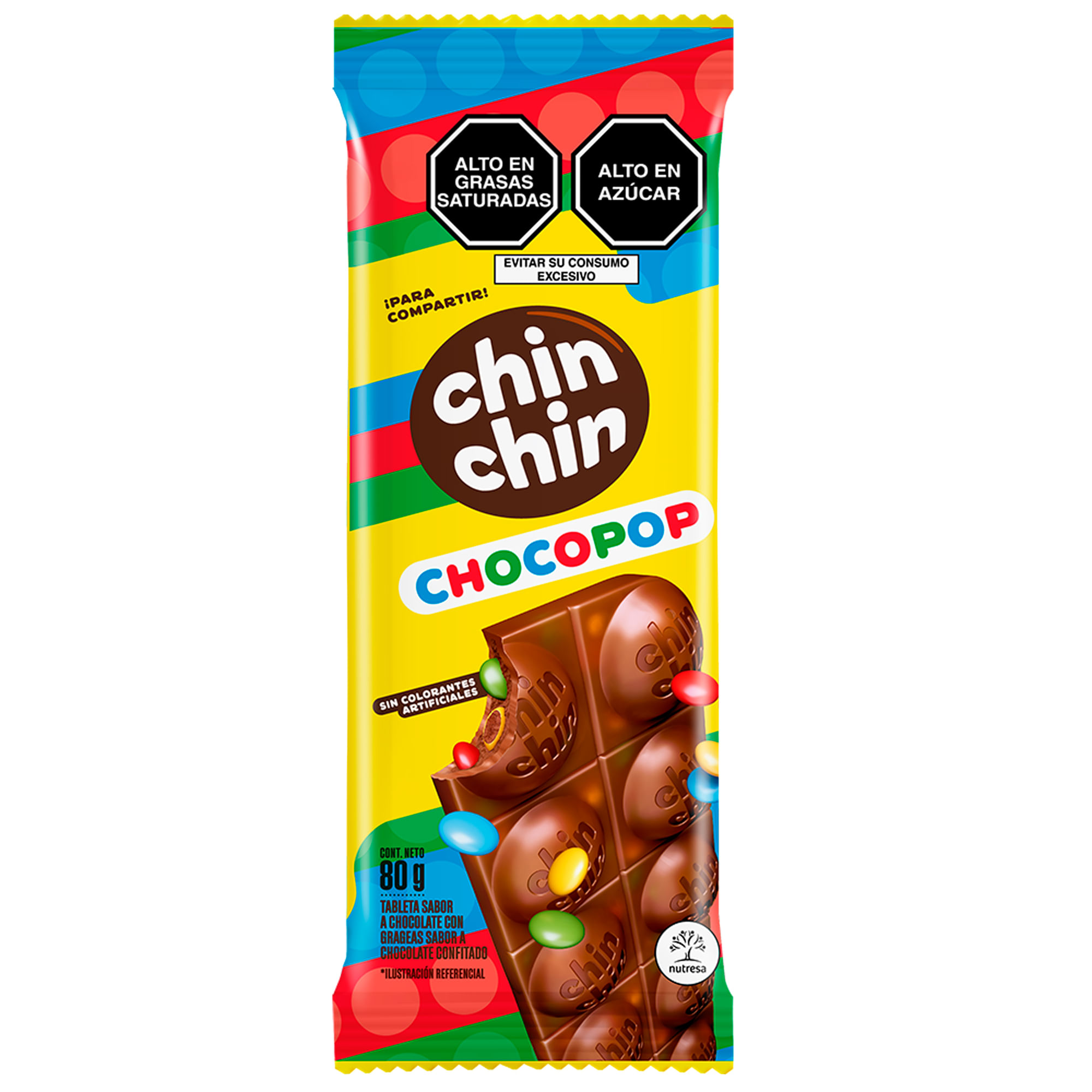 Lentejas CHIN CHIN Chocopop Bolsa 80g