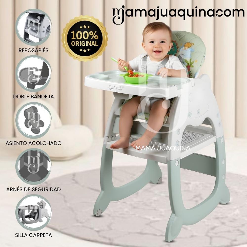 Silla de Comer Escritorio 2 en 1 EY KITTY Edición Exclusiva Green