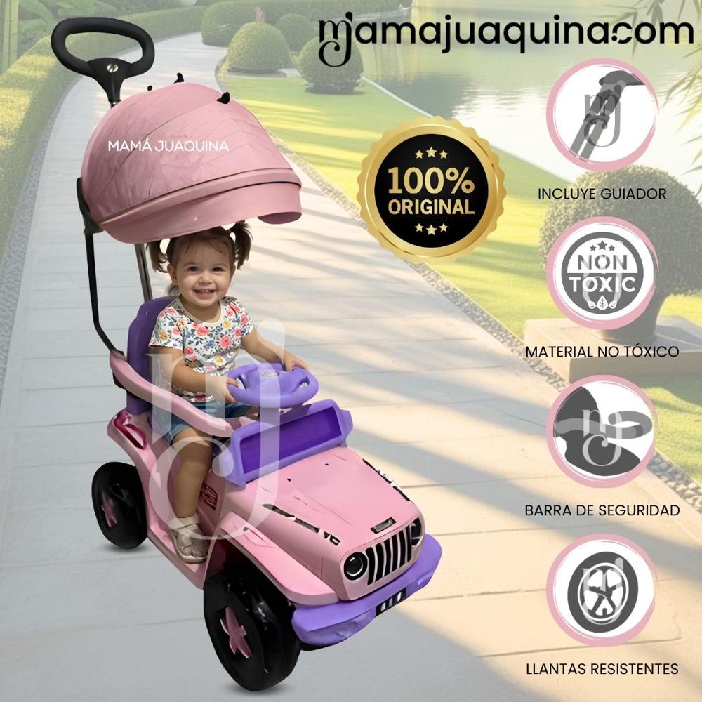Correpasillo Guiador para Niños DUDU JEEP Edición Limitada Light Pink