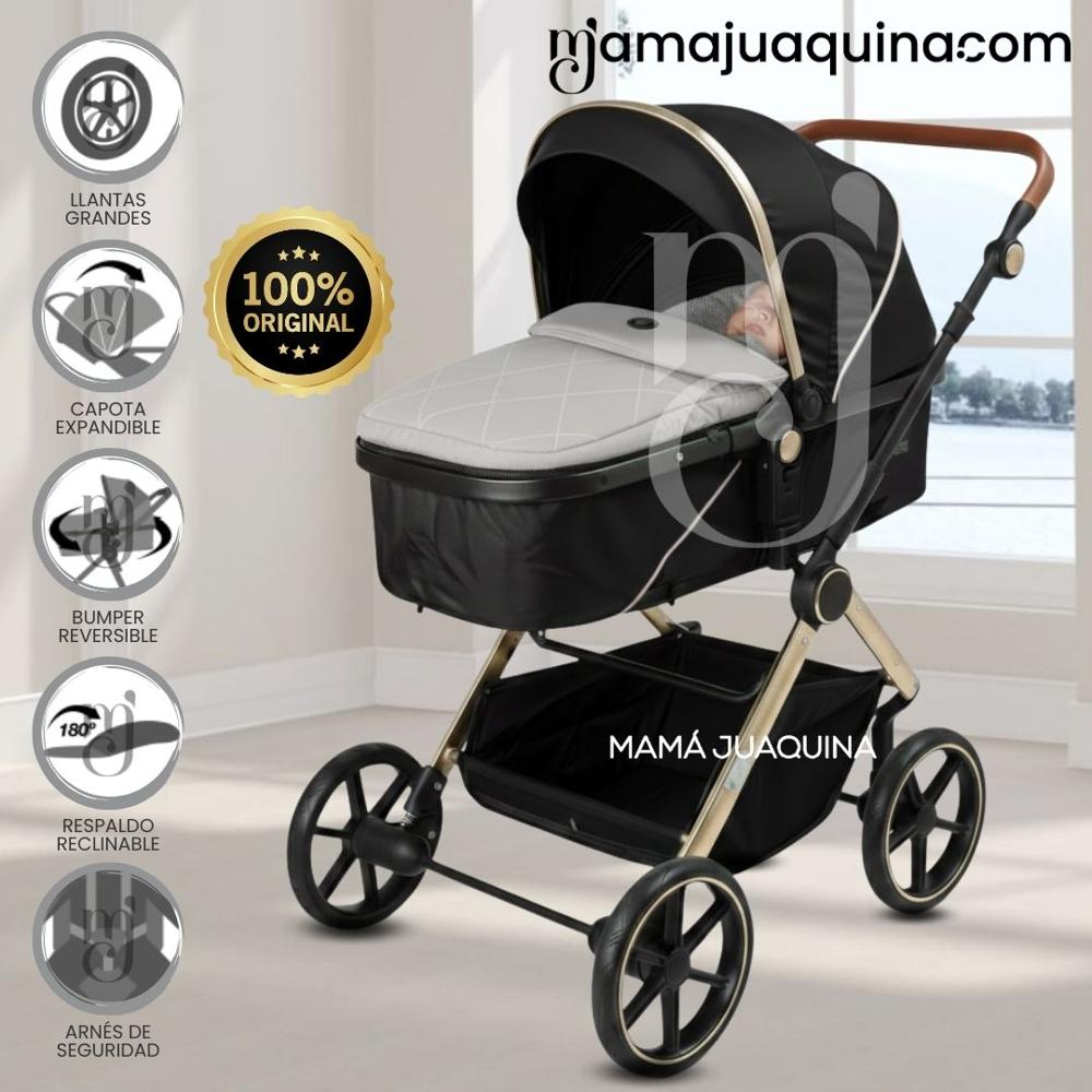 Coche Moisés Travel System SIGNAL de Lujo Gray