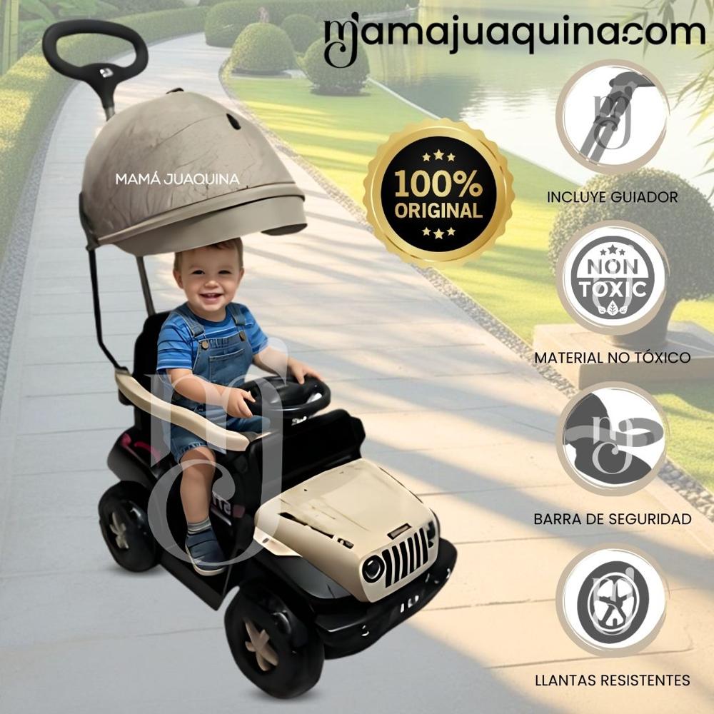 Correpasillo Guiador para Niños DUDU JEEP Edición Limitada Beige