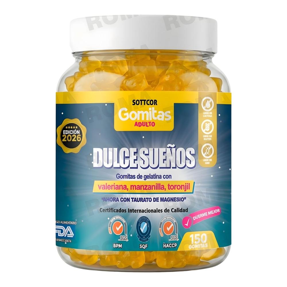 GOMITAS DULCES SUEÑOS PARA ADULTOS SOTTCOR LABS 150 UNIDADES