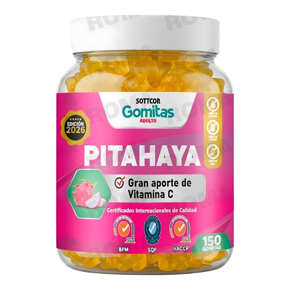 GOMITAS PITAHAYA PARA ADULTOS SOTTCOR LABS 150 UNIDADES