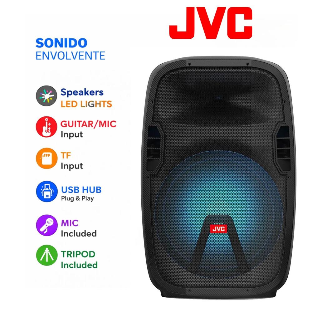 Parlante JVC Bluetooth USB 35W XS-KY412PB