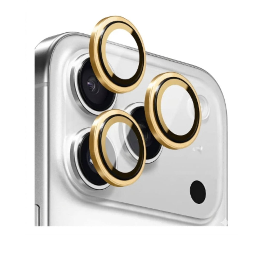 Micas Protector de Camara para Iphone 17 Pro Max - DORADO