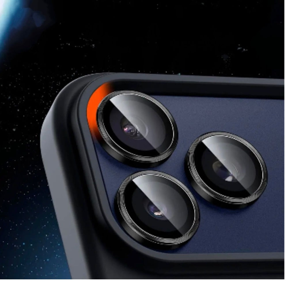 Micas Protectores de Camara para Iphone 17 Pro Max - NEGRO