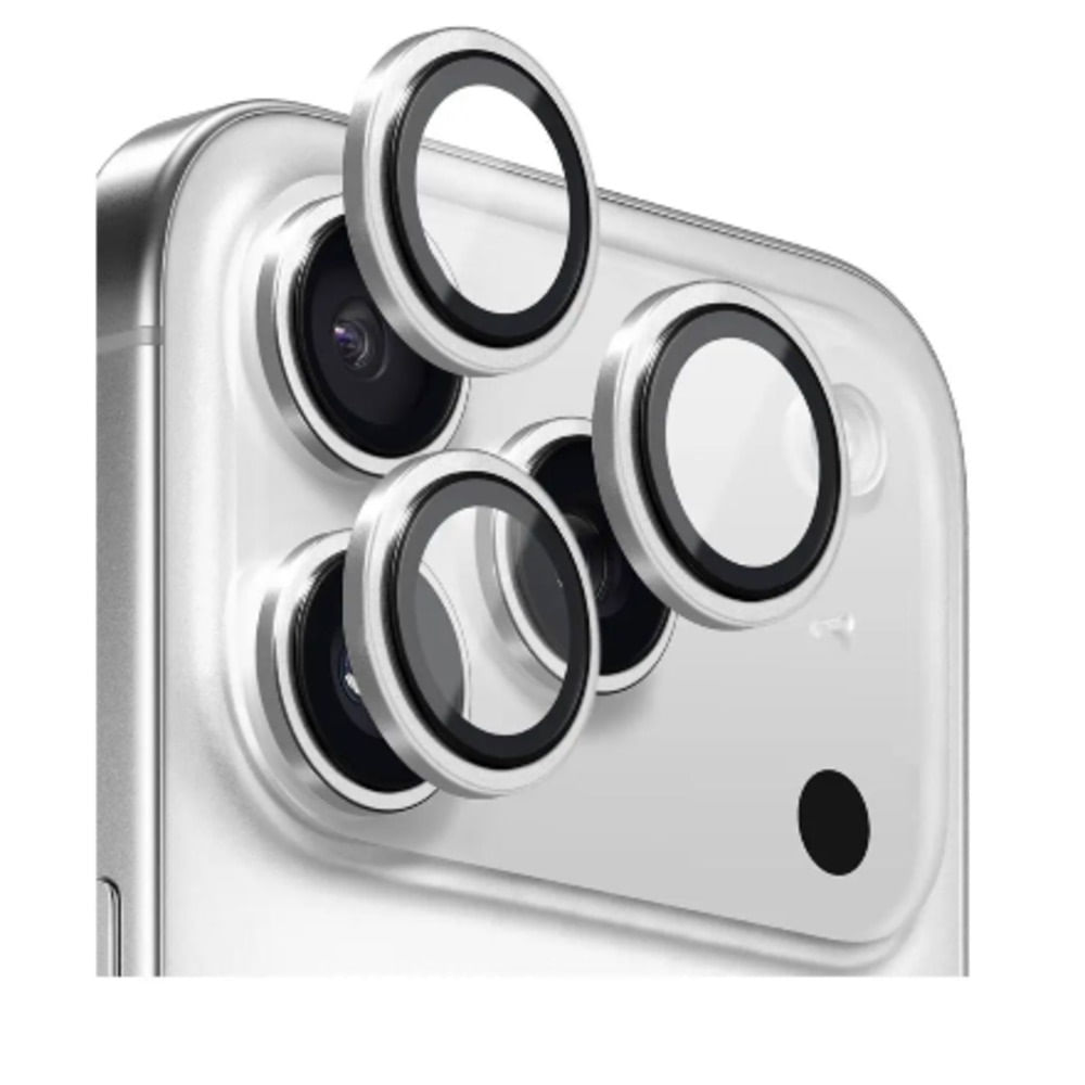 Micas Protector de Camara para Iphone 17 Pro -PLATEADO