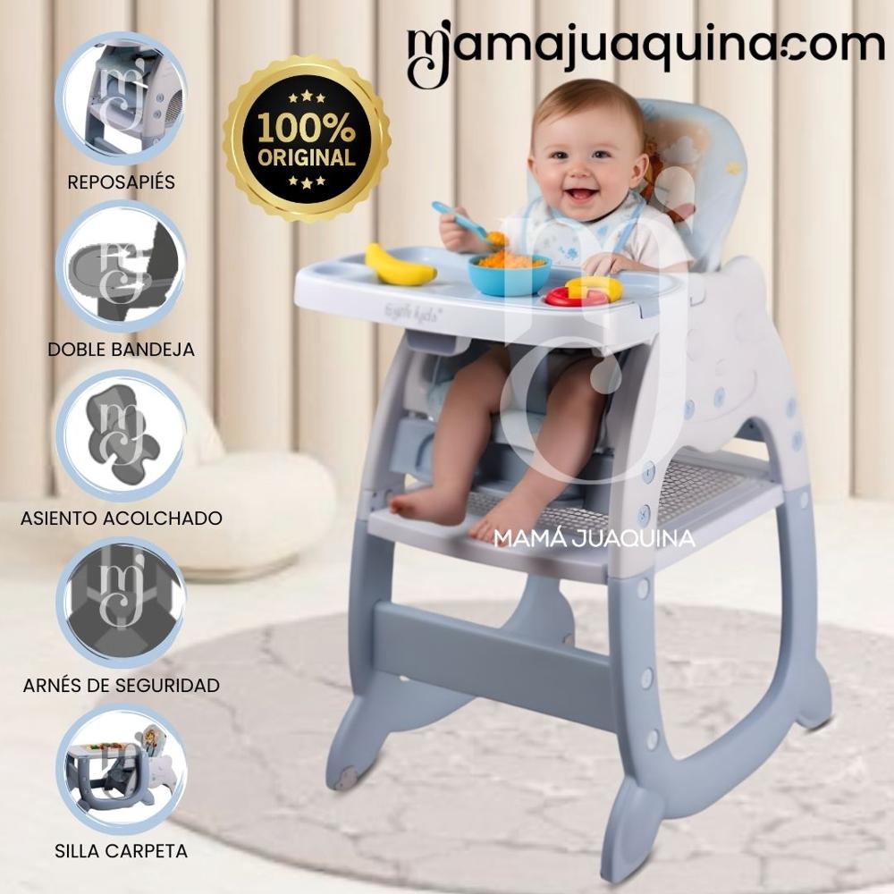 Silla de Comer Escritorio 2 en 1 EY KITTY Edición Exclusiva Blue