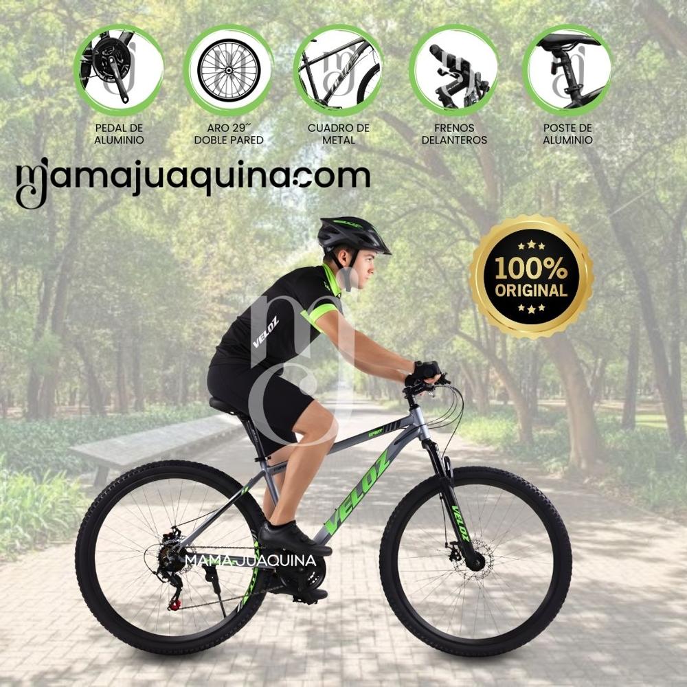 Bicicleta Montañera Deportiva Aro 29 Roma MTB II Gray-Green