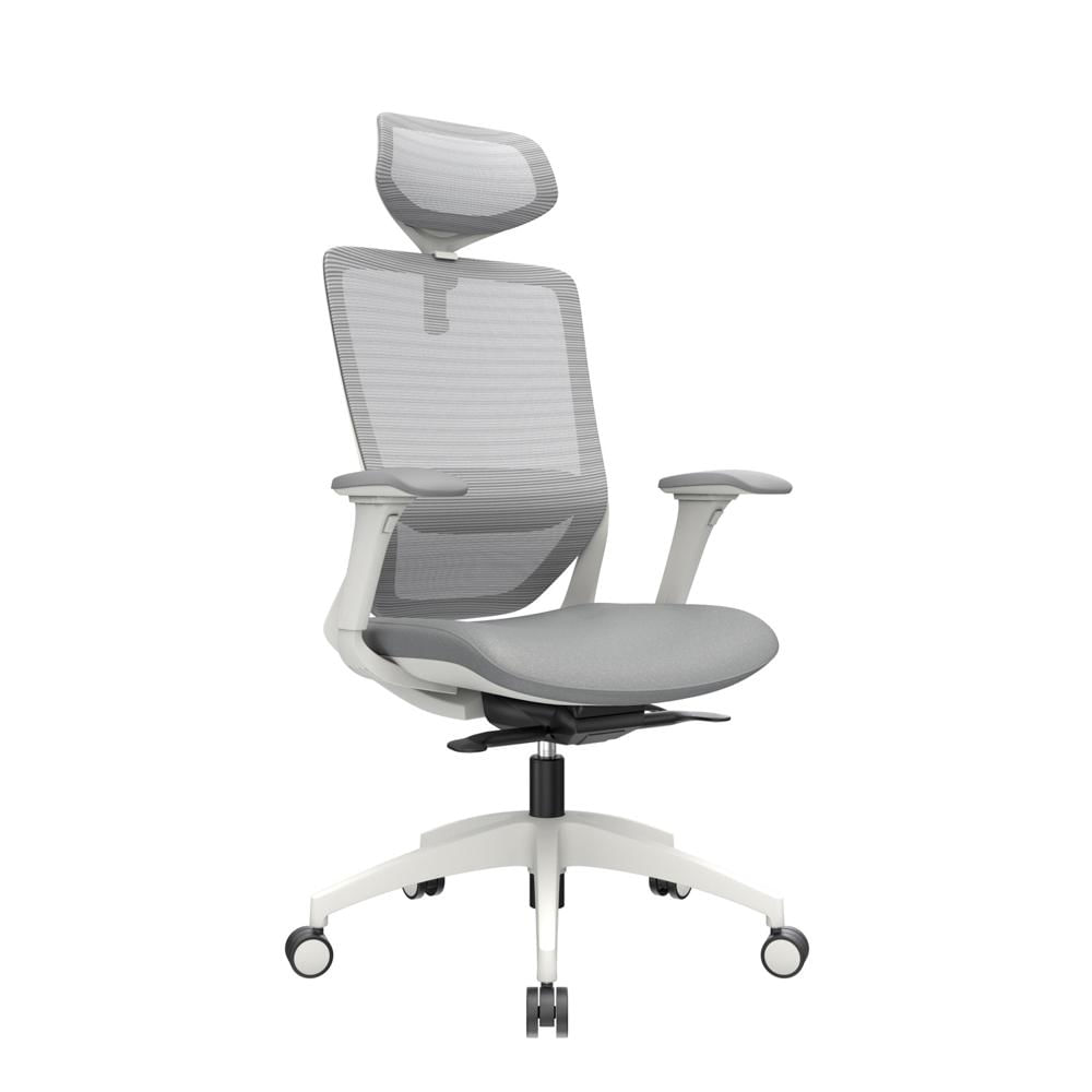 Silla Ergonómica Loop Presidente 4D Nylon Gris PN Ofideas