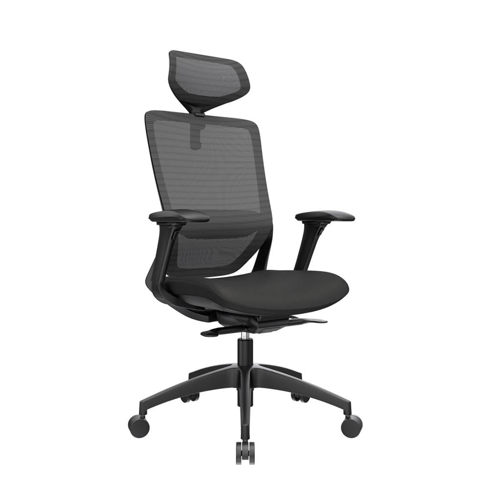 Silla Ergonómica Loop Presidente 4D Nylon Negro PN Ofideas