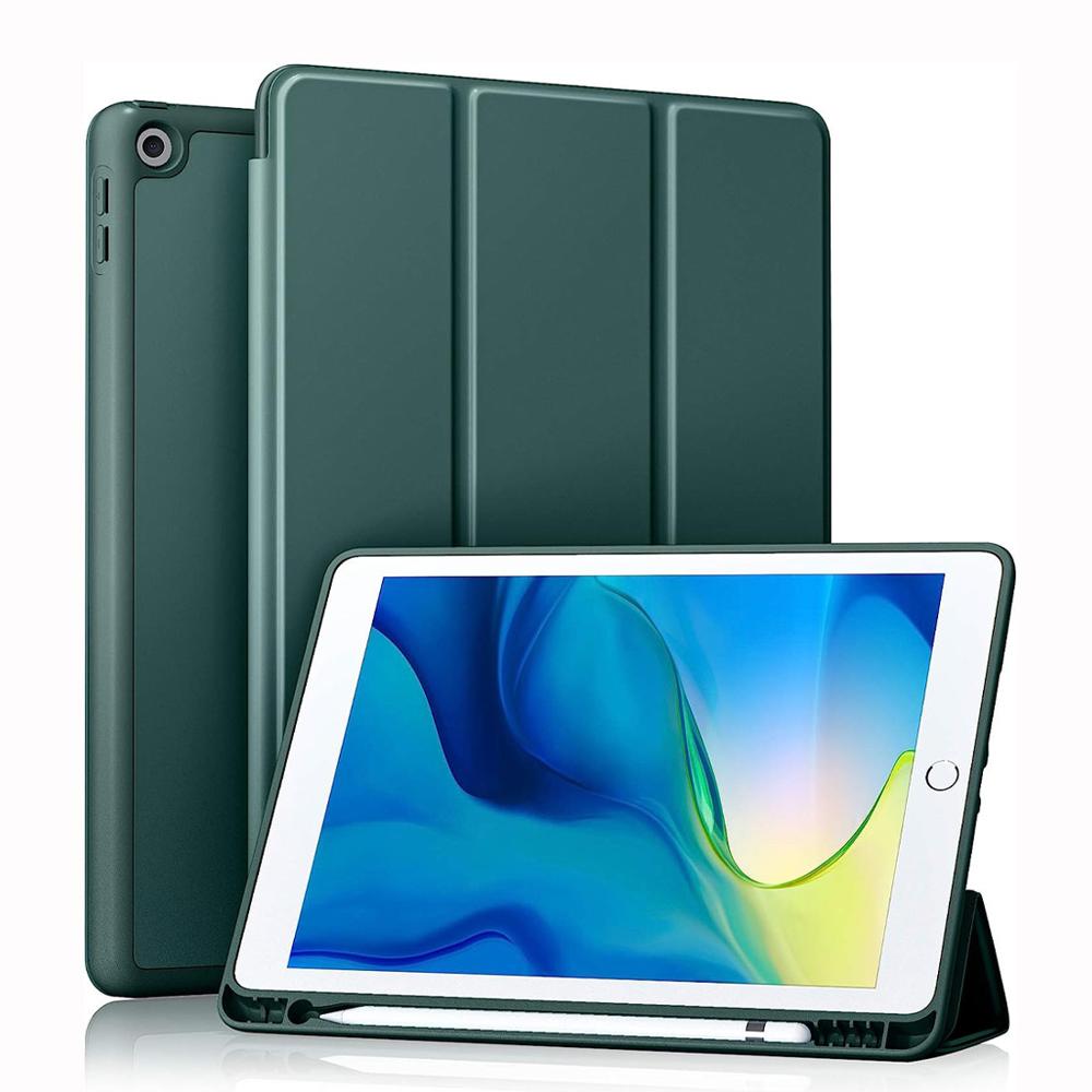Case Smart para iPad 7ma 8va 9na Generación 10.2 Pulgadas - Dark Green