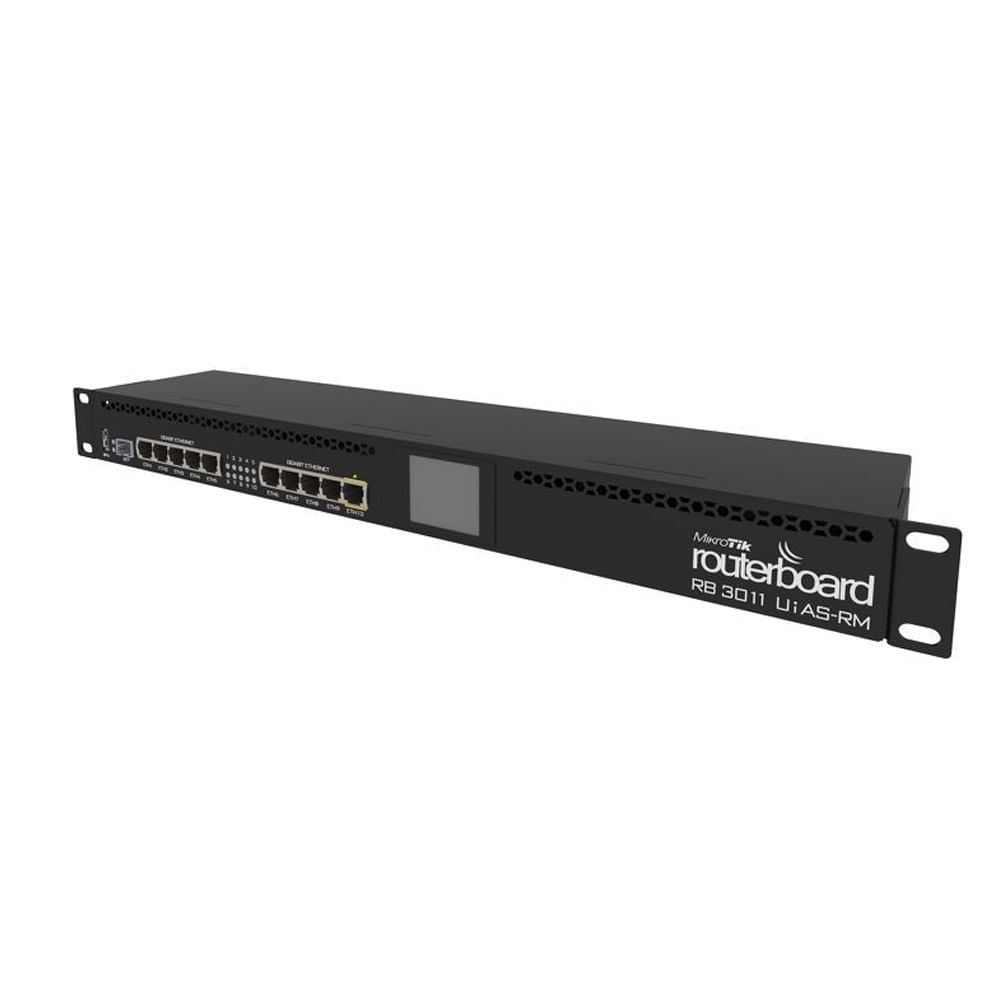 Router Mikrotik RB3011UIAS-RM 10 Puertos Conectividad GB