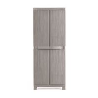 Ropero Plástico Polinplast Roble Grande Taupe