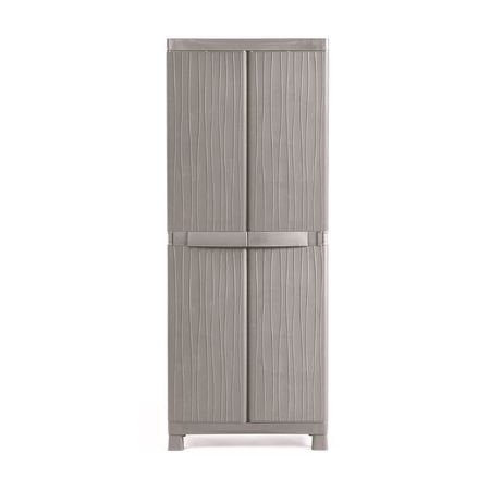 Ropero Plástico Polinplast Roble Grande Taupe