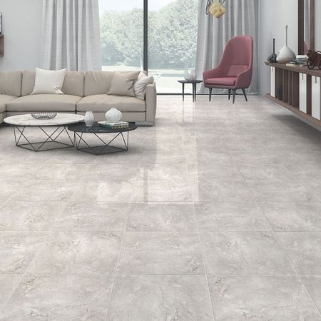 Piso Cerámico Marmolizado Azucena 45x45cm 2.23m2 Celima